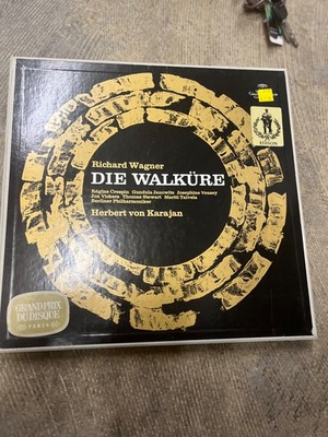 Wagner Die Walkure 5 LP Box Set Karajan Deutsche Grammophon DG Complete