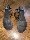 Madden Girl TRIIXIE Women's Flip Flop Thing Sandals, Black w/gems, Size 8 — photo 5