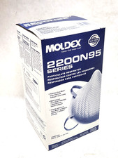 (1 box) Moldex 2200N95  Respirator Mask, Medium/Large 20 Masks per Box
