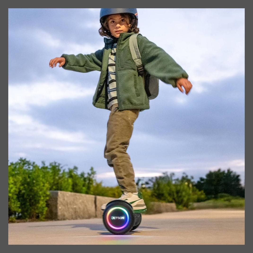 Jetson Kids Hoverboard Light-Up Wheels Pink Dash Beginner-Friendly 5 mph 6YR+