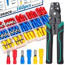 Bullet Wire Connectors with Crimping Tool Assortment Kit