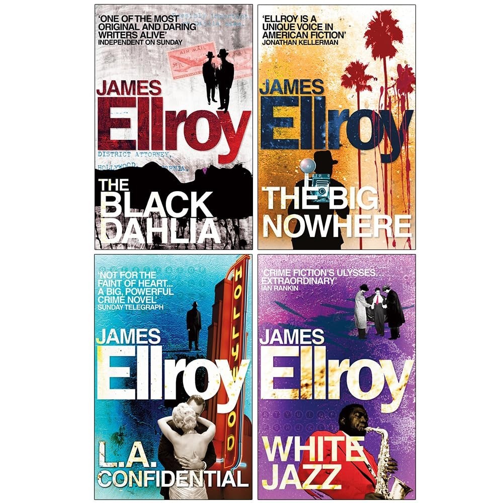 L.A. Quartet Series 4 Books Collection Set By James Ellroy The Big Nowhere
