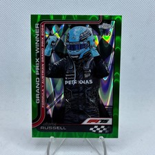 2025 Topps Chrome F1 George Russell Austria GP Winner Green Raywave /99 #103