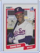 1990 Fleer - No. 548 - Sammy Sosa - Chicago White Sox