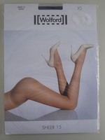 Cool, Da Neu & Ovp: Wolford Sheer 15 Tights! Gr. Xs! Farbe: Navy (Dunkelblau)