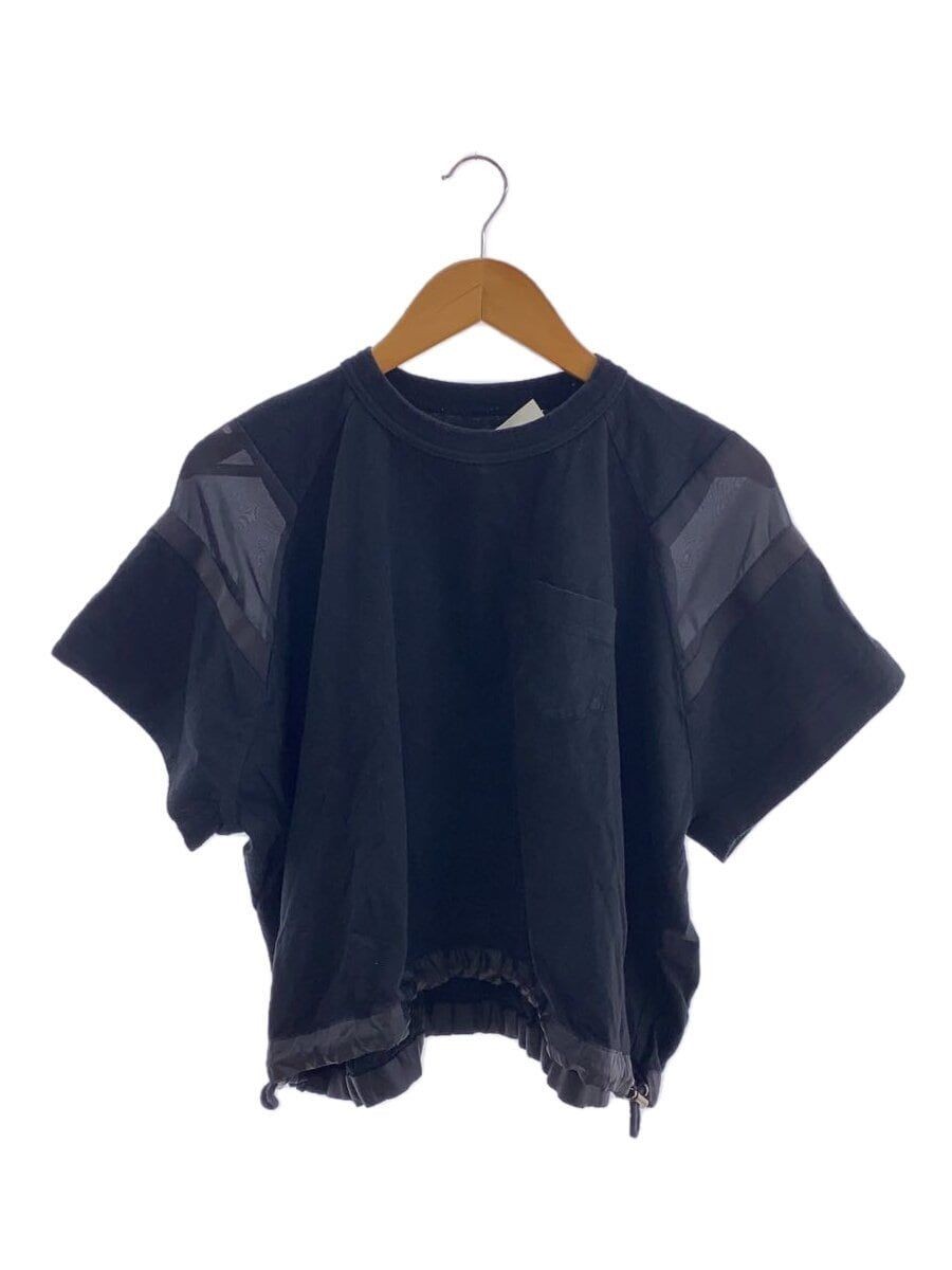 SACAI X NIKE T shirt Sacai jersey di cotone 1 nera 24 07171 usata