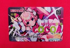 Konami e-AMUSEMENT PASS Card Mahjong Fight Girl Cocoa Amusement IC USA SHIPPING
