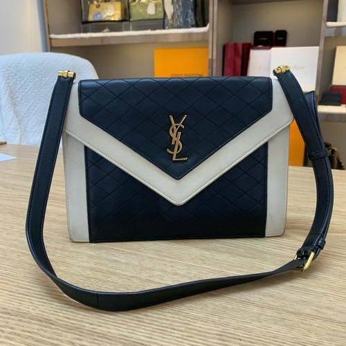 YSL Saint Laurent Gaby Lambskin Shoulder Crossbody Bag For Women