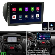 10.1 For 08-17 Fiat Fiorino Citroen Nemo Carplay 432gb Stereo Radio Nav Gps Fm