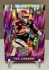 2016 TRA CARSON RC Prizm Collegiate Draft Picks /99 Purple Flash Card# 194