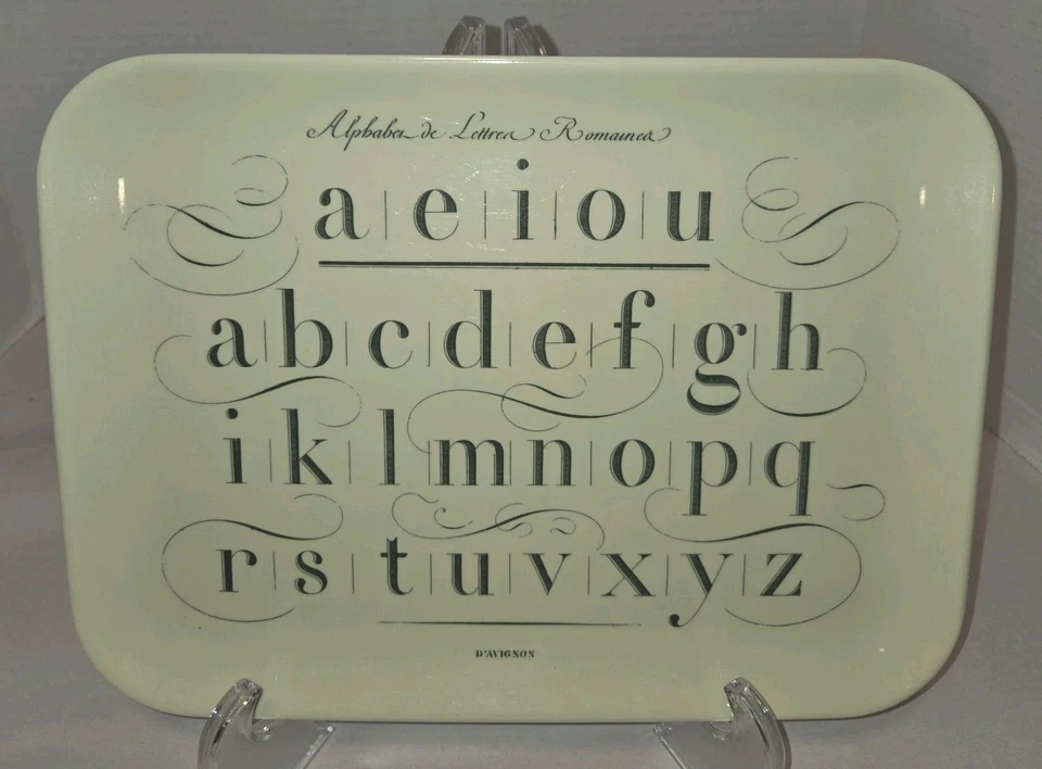 John Derian Melamine Alphabet Tray Target Serving - Image 2 of 4