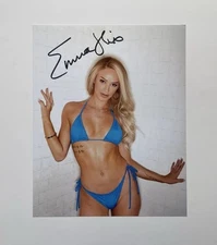 Emma Hix Authentic hand signed 8x10 photo Adult star