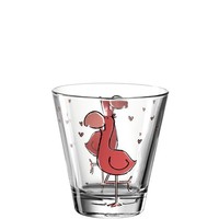 Leonardo Bambini Trinkglas Flamingo Klar 6Er-Set 215Ml Wasserglas Kinderglas