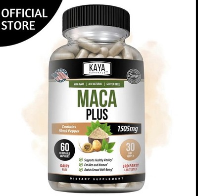 Kaya Naturals Maca Plus (NEW/SEALED) Count: 30