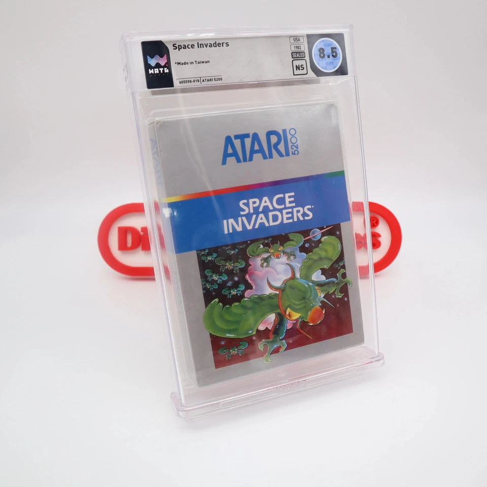 Atari 5200 Game SPACE INVADERS - WATA GRADED 8.5 NS! BRAND NEW & Glue Sealed! - Image 3 of 4