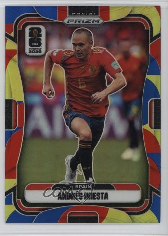 2026 Panini Prizm FIFA World Cup Multi-Color Prizm 11/26 Andres Iniesta #84 0q2