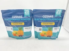 OZENKE Electrolyte Powder Packets Tropical Punch 2pk. - 20 Hydration Sticks Each