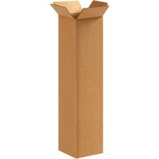 TAPE LOGIC 4x4x16 Tall Corrugated Boxes, Tall, 4L x 4W x 16H, Pack of 25 Shipp