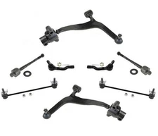 Lower Control Arms Inner and Outer Tie Rods 8Pc Kit for Infiniti FX35 FX45 03-08