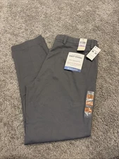 NEW Dockers The Best Pressed Easy Khaki Slim Tapered Fit 38x34 Gray Pants NWT