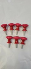 Bumper Pool Posts - Small Size - Set of 7 RED