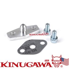 4an Billet Alumimum Turbo Oil Feed Flange For Ht18 K24 K26 K27 Hx35 Hx40