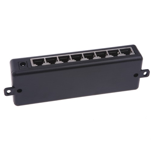 8 Port POE Injector For CCTV Surveillance IP Cameras Power Over Ethernet Adapter - Picture 6 of 8