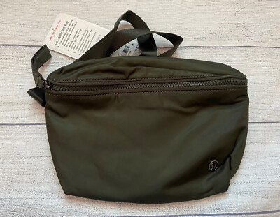 NWT LULULEMON Go Lightly Belt Bag O/S DKOV Dark Olive | eBay
