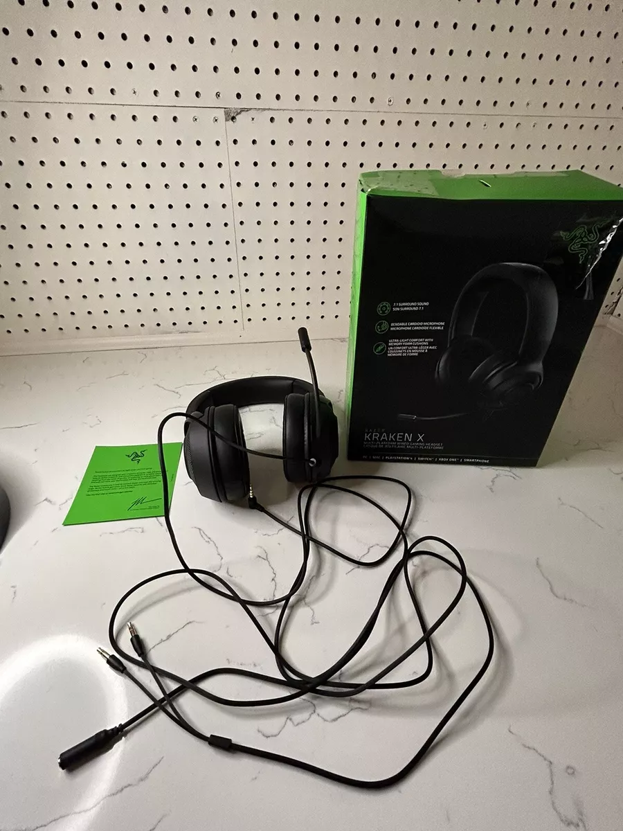 Razer Kraken X Ultralight Gaming Headset: 7.1 Open Box