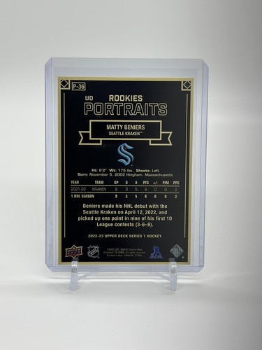 2022-23 UD Series 1 UD Portraits w/ Rookies Complete Set (#P-1 - #P-40) 40 Cards - Picture 9 of 14