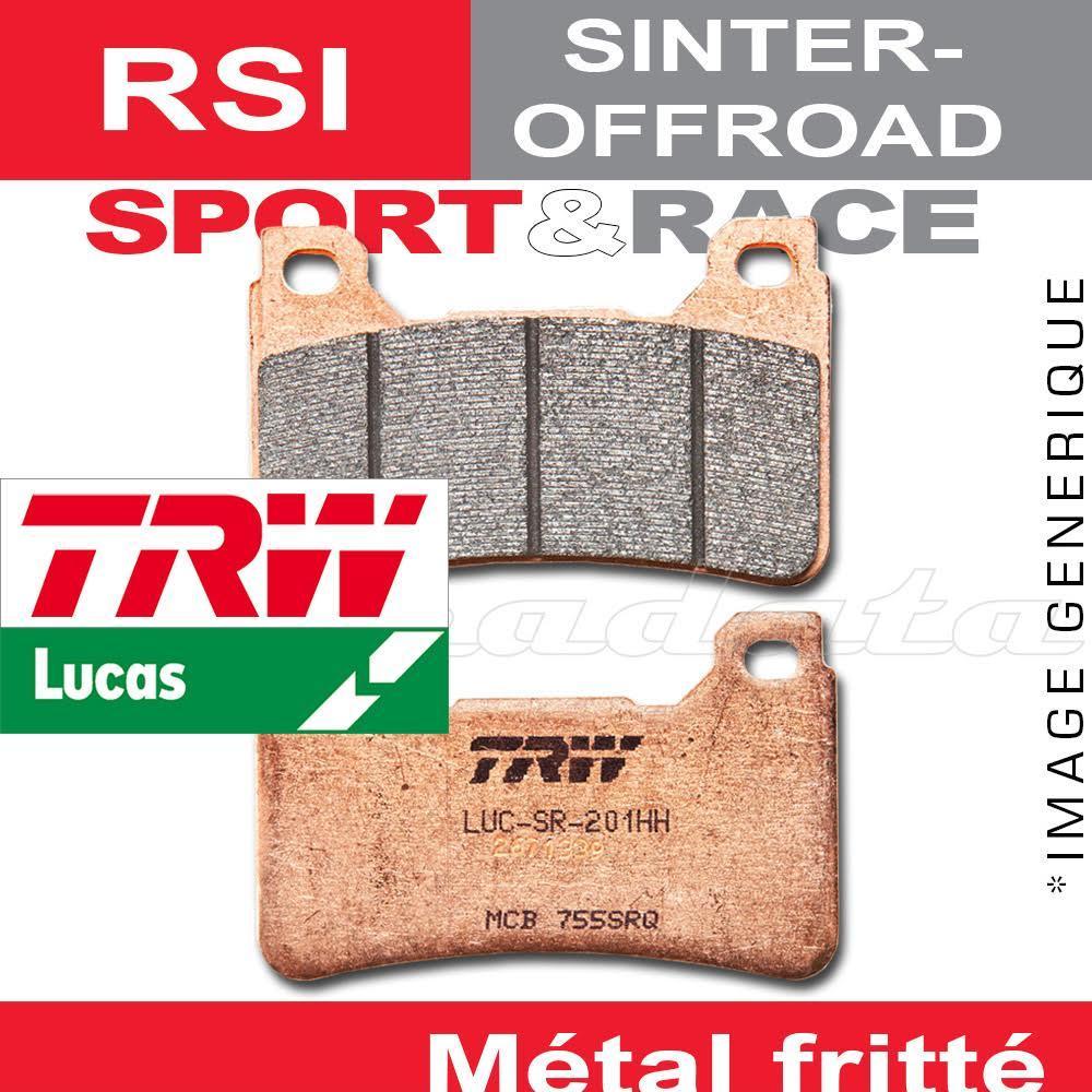 Plaquettes TRW MCB 672 RSI pour Husqvarna TE 250 en sortie enduro