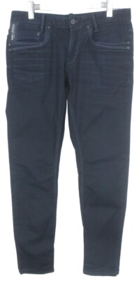 PME LEGEND Regular Fit Tapered Leg Jeans Men's W33/L36 Stretch Denim Dark Zip