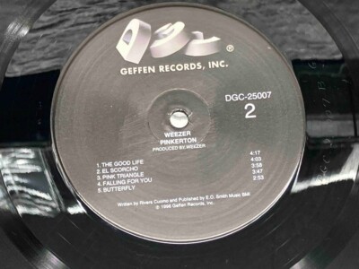 Weezer Pinkerton Vinyl LP First Press Original US Sterling Geffen