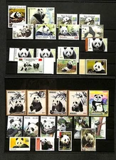 FAUNA PANDA BEAR  63  STAMPS  **  MNH  VF