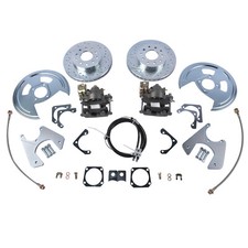 For 1970-81 Chevy Camaro Pontiac Firebird Staggered Shocks Rear Disc Brake Kit