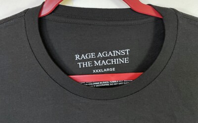 Official RAGE AGAINST THE MACHINE public Service Tour T-Shirt Men