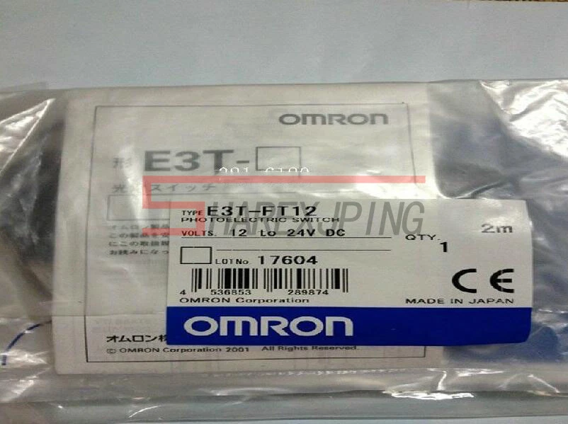 ONE NEW Omron Photoelectric Switch E3T-FT12 ( E3TFT12 ) - Image 1 of 1