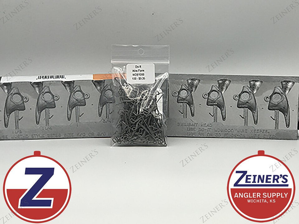 Moule à Leurres De Pêche Do-It 3524 - Pour Têtes Swimbait 3/4 à 1-1/2 Oz - Inclut 100 Gardiens