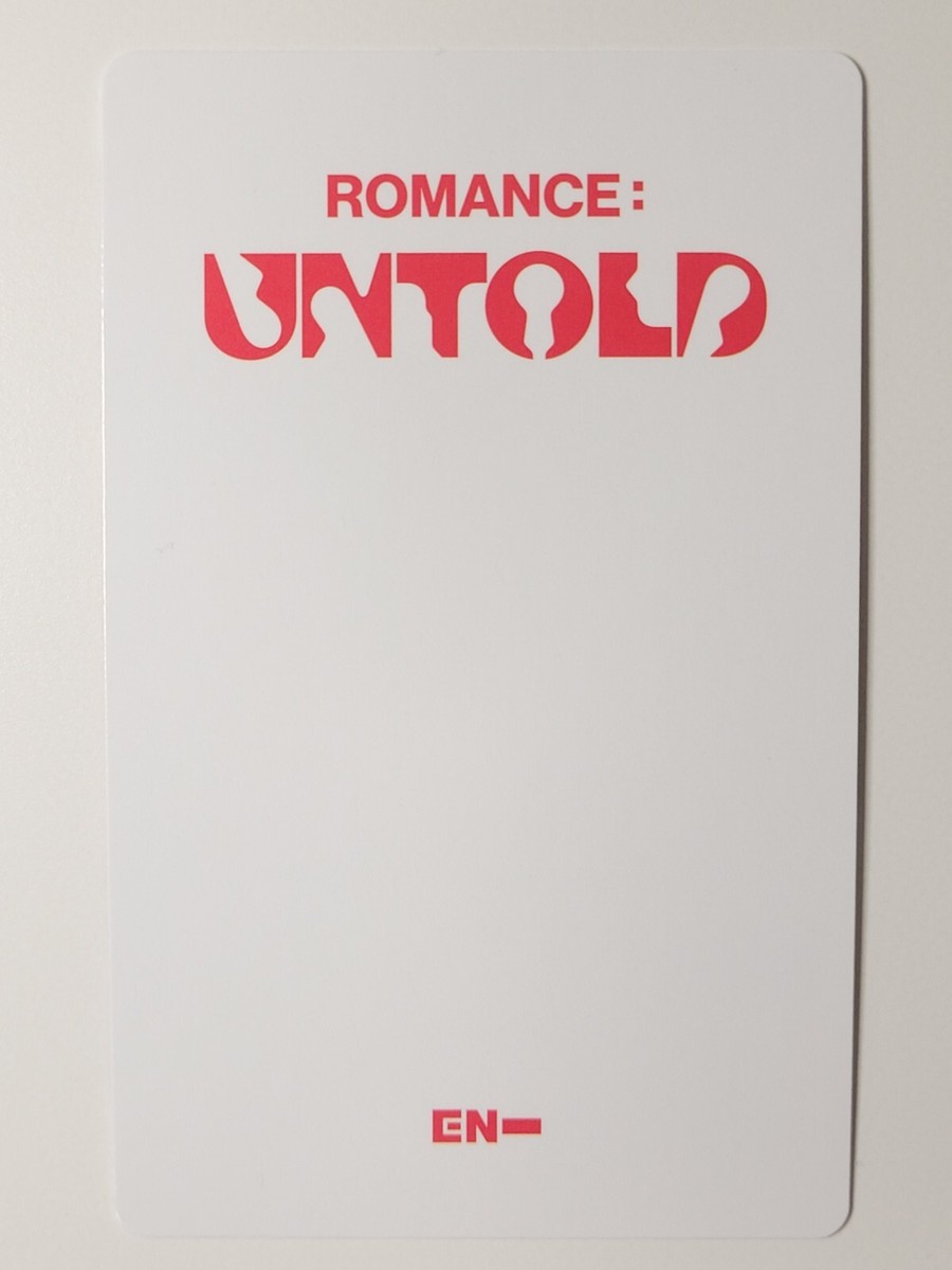 ENHYPEN エナプ ジョンウォン TARGET アメリカ トレカ Enhypen Jungwon Romance: Untold Official Target US Exclusive