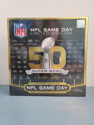 NIB NFL Game Day 50TH Super Bowl Board Game Limited Edition