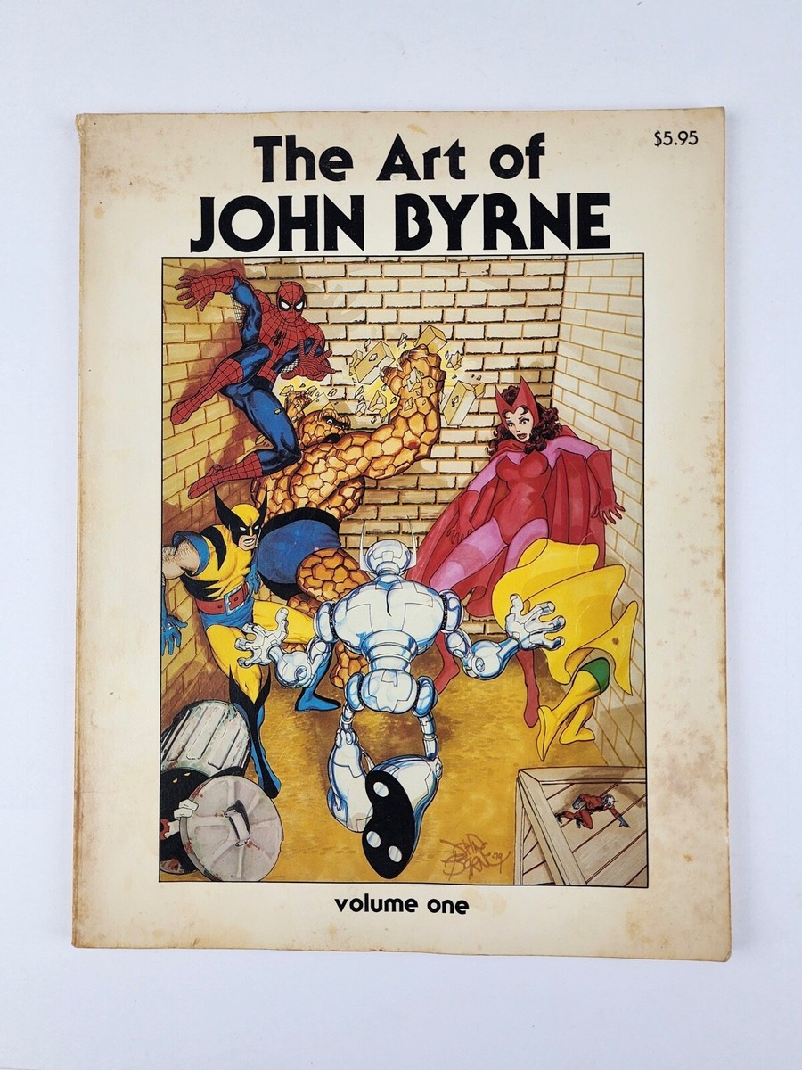 1980 The Art Of John Byrne: Volume One DC Comics Book X-Men Spider
