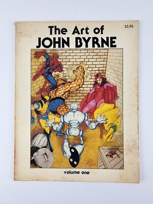 1980 The Art Of John Byrne: Volume One DC Comics Book X-Men Spider
