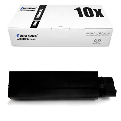10x Toner für OKI MB 461 471 491 w Plus LP, 44574702 BLACK