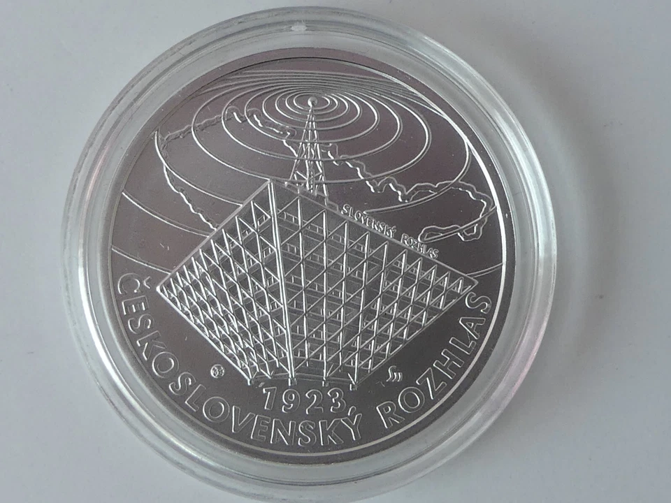 SLOWAKEI 2023 10 EURO SILBER MÜNZE COIN ST BU - 100 JAHRE RUNDFUNK - - Bild 3 von 4
