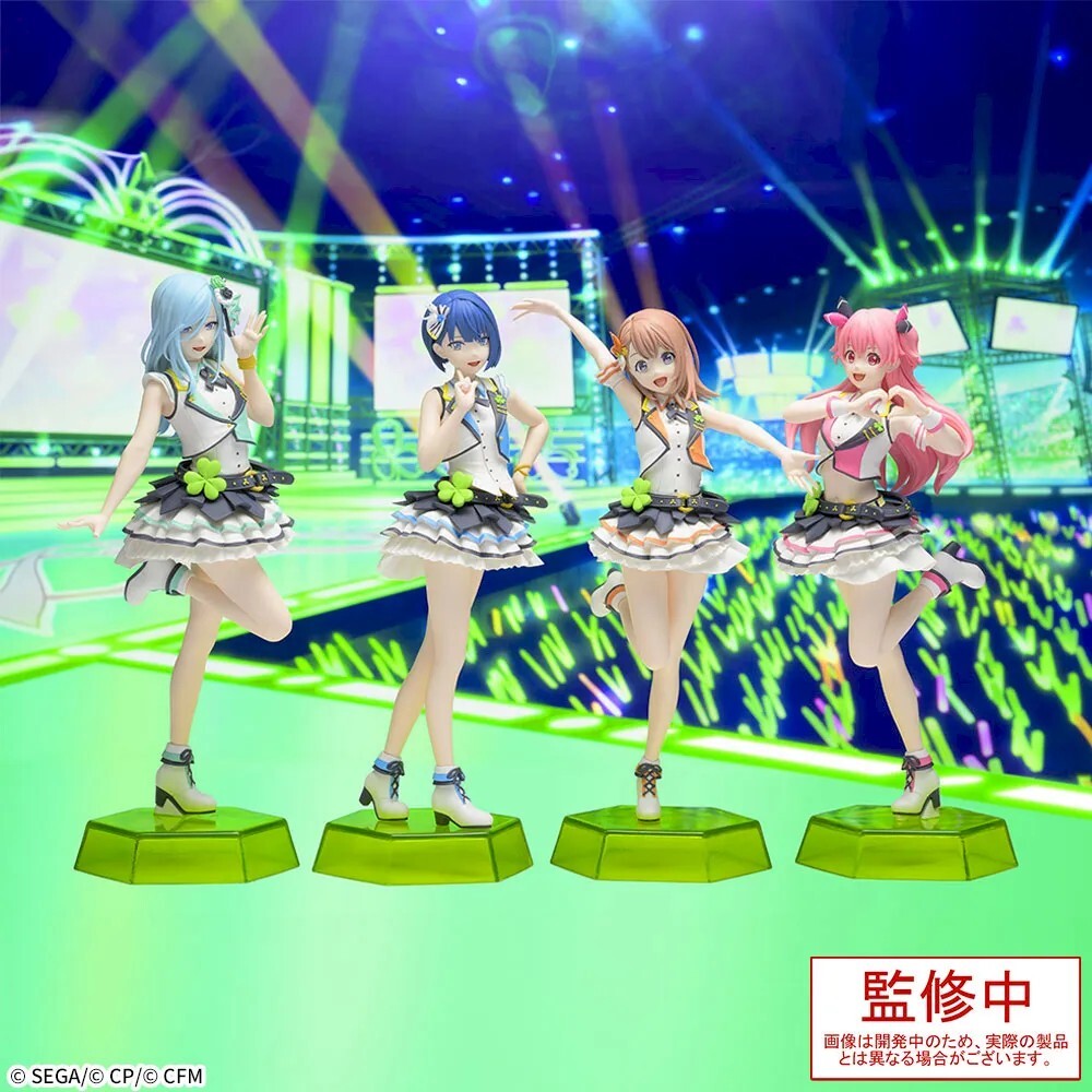 Project Sekai Minori Haruka Shizuku Airi Figure Set of 4 Desktop