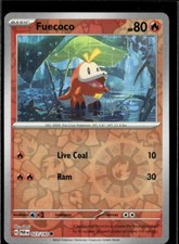 Pokemon Fuecoco 023/182 Paradox Rift Reverse Holo Common  4 Card Lot