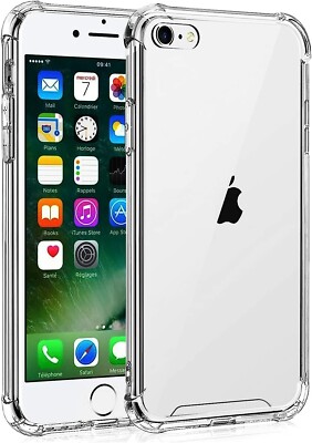 Schutz Hülle für iPhone 8 / iPhone 7 Handy Case Cover Bumper Stoßfest Rückseite
