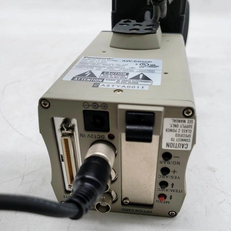 Pan interior Panasonic AW-E860N con cabezal inclinable con lente Canon YH16x7 KTSM Foto 4 de 4