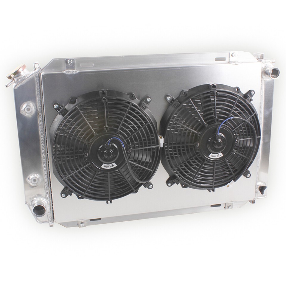 For 1979-1993 Ford Mustang Fox body 3 Row Aluminum Radiator Shroud 12 ...