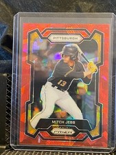 Mitch Jebb 2024 Prizm Red Cracked Ice #259 - Pirates